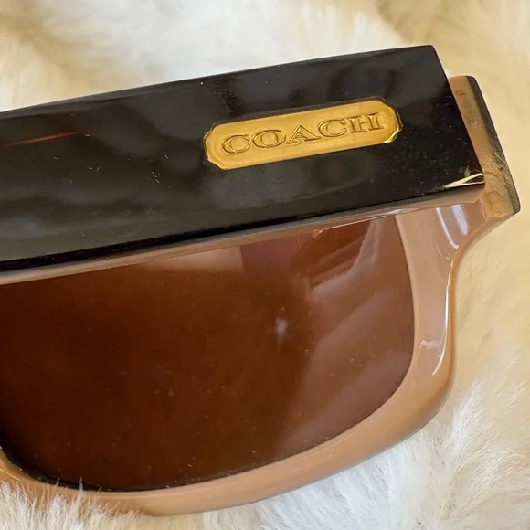 Coach Black and Brown Sunglasses with Case - Picture 5 of 6